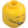 LEGO Yellow Jayden Minifigure Head (Recessed Solid Stud) (3274 / 102973)