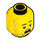 LEGO Yellow Jonas Jr. Minifigure Head (Recessed Solid Stud) (3626 / 56263)