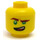 LEGO Yellow Lloyd with Tan hair Minifigure Head (Recessed Solid Stud) (3626 / 33869)