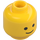 LEGO Yellow Minifig Head with Standard Grin (Solid Stud) (9336 / 55368)