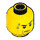 LEGO Yellow Minifigure Head with Frown, Sweat Drops Pattern (Recessed Solid Stud) (10259 / 14914)