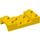 LEGO Yellow Mudguard Plate 2 x 4 with Arch without Hole (3788)