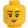 LEGO Yellow Nya as Samurai X Minifigure Head (Recessed Solid Stud) (3626 / 49569)