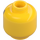 LEGO Yellow Old Fishing Store Fisherman Minifigure Head (Recessed Solid Stud) (3626 / 35724)