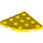 LEGO Yellow Plate 4 x 4 Round Corner (30565)