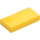 LEGO Yellow Tile 1 x 2 with Groove (3069 / 30070)