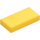 LEGO Yellow Tile 1 x 2 with Groove (3069 / 30070)