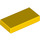 LEGO Yellow Tile 1 x 2 with Groove (3069 / 30070)