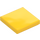 LEGO Yellow Tile 2 x 2 with Groove (3068 / 88409)