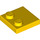 LEGO Yellow Tile 2 x 2 with Studs on Edge (33909)