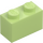 LEGO Yellowish Green Brick 1 x 2 with Bottom Tube (3004 / 93792)