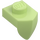 LEGO Yellowish Green Plate 1 x 1 with Downwards Tooth (15070)